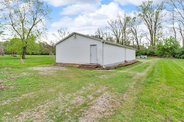 view of outbuilding