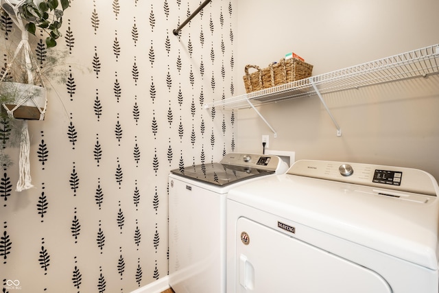 1603 E Market St, Indianapolis, IN 46201 - washroom featuring washer and clothes dryer and laundry area