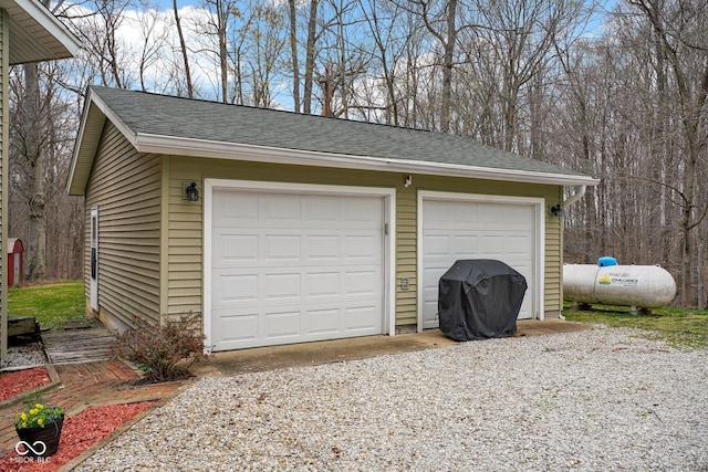 10495 Deer Run Rd, Poland, IN 47868 - view of detached garage