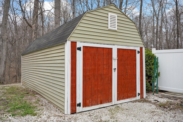 10495 Deer Run Rd, Poland, IN 47868 - view of shed with fence