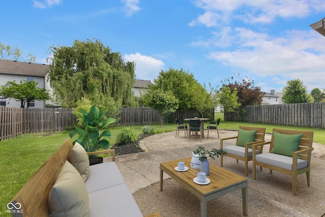 518 Carthage Cir, Westfield, IN 46074 - view of patio / terrace with an outdoor living space and outdoor dining area