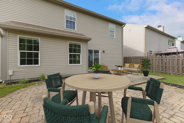 518 Carthage Cir, Westfield, IN 46074 - view of patio / terrace with an outdoor living space and outdoor dining space