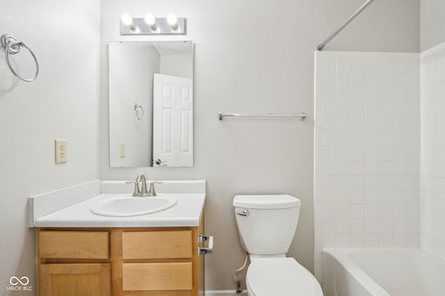 10303 Memorial Knoll Dr, Indianapolis, IN 46234 - full bath with toilet, vanity, and shower / bath combination