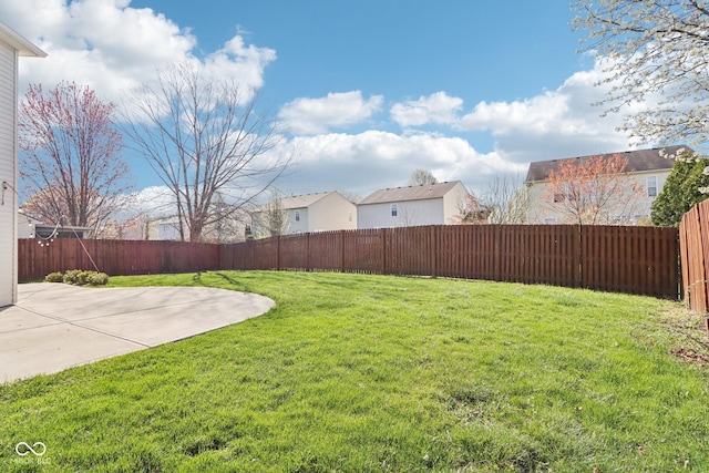 10303 Memorial Knoll Dr, Indianapolis, IN 46234 - view of yard featuring a patio area and a fenced backyard
