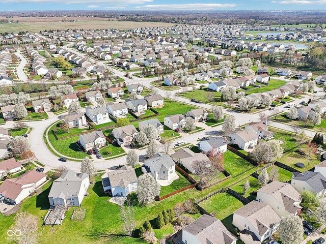 10303 Memorial Knoll Dr, Indianapolis, IN 46234 - bird's eye view featuring a residential view