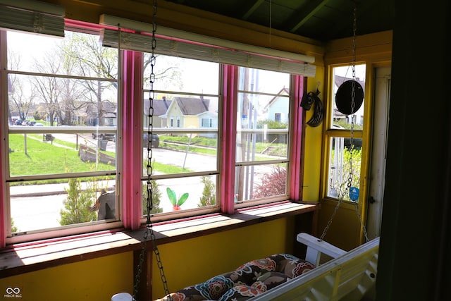 interior details with a residential view