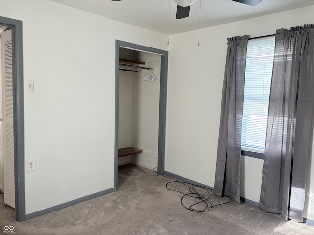 1804 W 15th St, Muncie, IN 47302 - unfurnished bedroom featuring a closet, baseboards, and carpet flooring