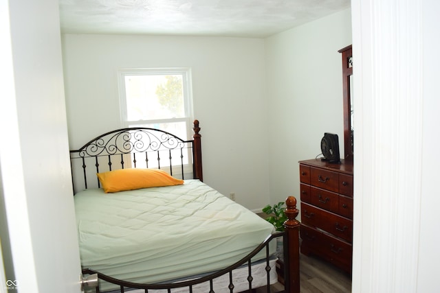 4107 Eisenhower Dr, Indianapolis, IN 46254 - bedroom with wood finished floors