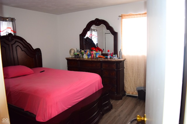 4107 Eisenhower Dr, Indianapolis, IN 46254 - bedroom featuring wood finished floors