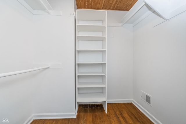 4106 Armon Ct, Carmel, IN 46033 - spacious closet with visible vents and wood finished floors