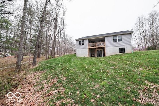 8917 N Old State Road 37, Bloomington, IN 47408 - rear view of property with a yard