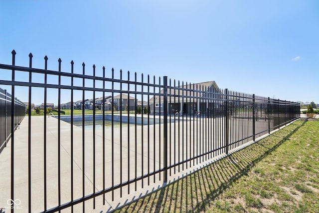 exterior space with fence