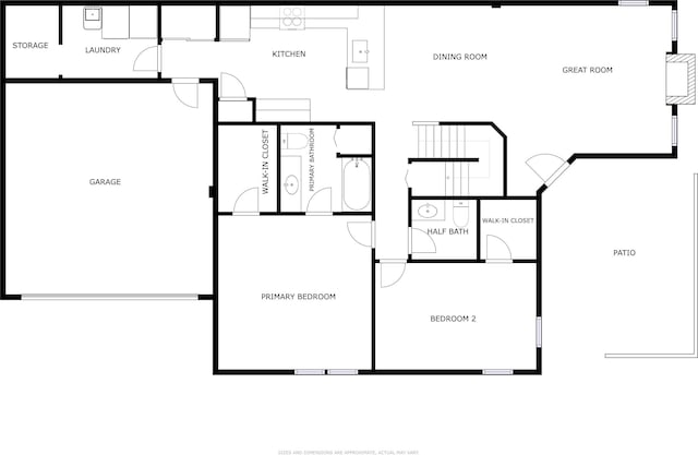 7971 Cool Hollow Pl, Indianapolis, IN 46237 - floor plan