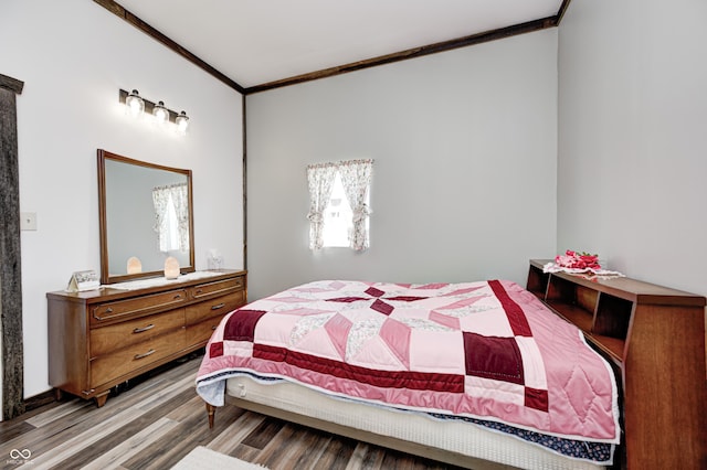 3864 N US Highway 231, Greencastle, IN 46135 - bedroom with ornamental molding and wood finished floors