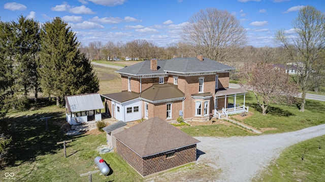 3864 N US Highway 231, Greencastle, IN 46135 - drone / aerial view