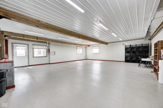 3864 N US Highway 231, Greencastle, IN 46135 - garage featuring baseboards