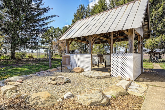 3864 N US Highway 231, Greencastle, IN 46135 - exterior space featuring a gazebo