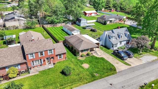 3809 Wildwood Dr, Indianapolis, IN 46239 - aerial perspective of suburban area