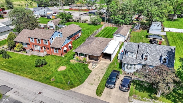 3809 Wildwood Dr, Indianapolis, IN 46239 - aerial view of residential area