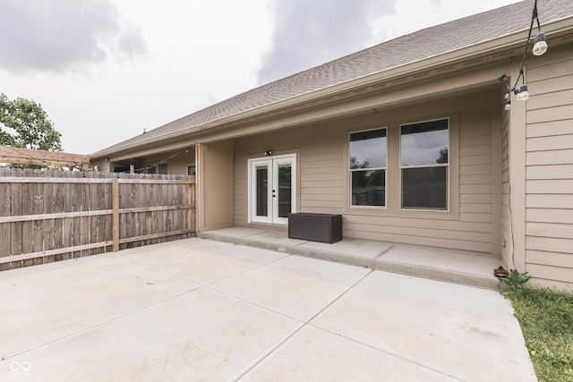 2144 Connie Ct, Franklin, IN 46131 - view of patio / terrace with french doors