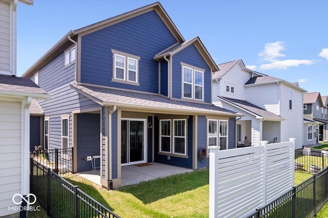 7012 Pickett Pl, Carmel, IN 46033 - back of property featuring a patio area