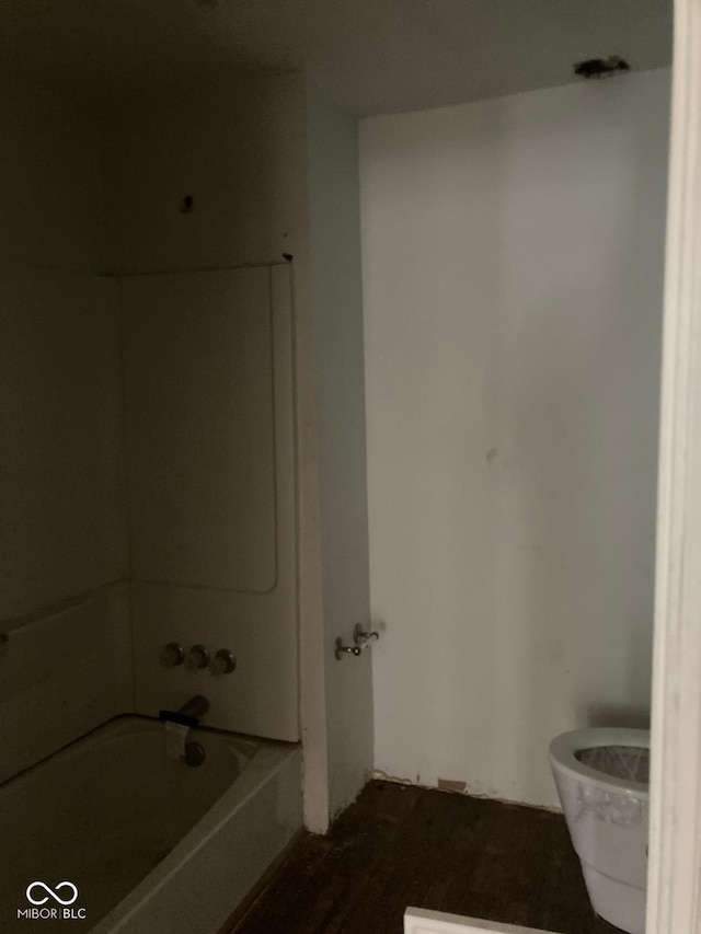 601 E Thompson St, Edinburgh, IN 46124 - bathroom featuring toilet and shower / bath combination