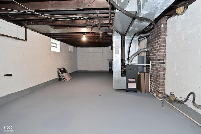 view of below grade area