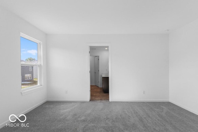 1117 Stubble Run, Danville, IN 46122 - spare room featuring carpet floors and baseboards