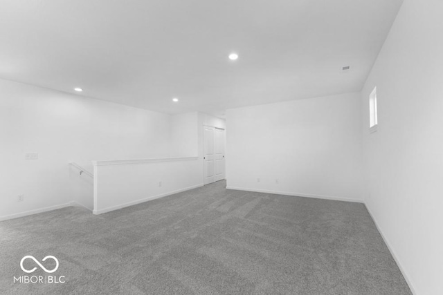 1117 Stubble Run, Danville, IN 46122 - empty room with carpet flooring and recessed lighting