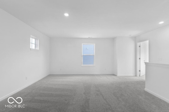 1117 Stubble Run, Danville, IN 46122 - empty room featuring carpet flooring and recessed lighting