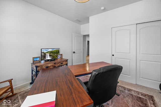 7210 Covington St, Lebanon, IN 46052 - office area with baseboards and visible vents