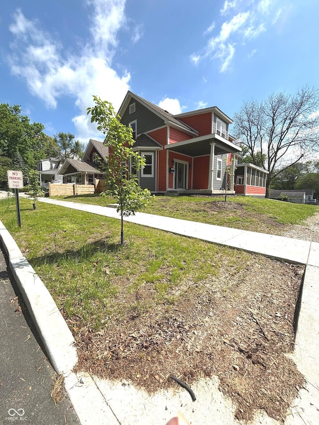 359 N Jefferson St, Martinsville, IN 46151 - view of front of property featuring a front lawn