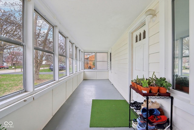 5945 Mcfarland Rd, Indianapolis, IN 46227 - view of unfurnished sunroom