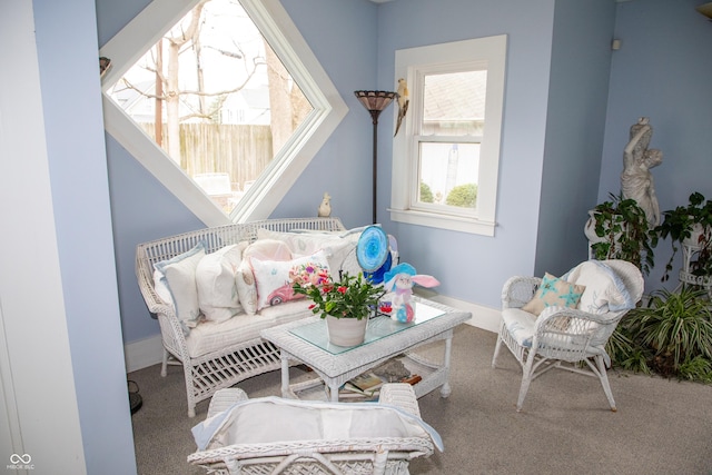 313 E Wabash Ave, Crawfordsville, IN 47933 - living area featuring carpet