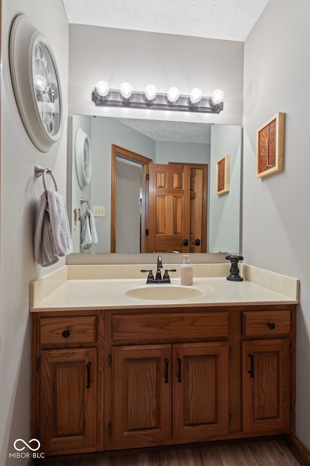 8095 Christopher Ct, Avon, IN 46123 - bathroom with vanity and wood finished floors
