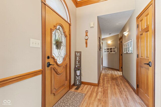 8095 Christopher Ct, Avon, IN 46123 - entrance foyer featuring light wood-style flooring and baseboards