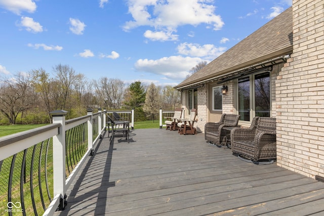 8095 Christopher Ct, Avon, IN 46123 - deck with a lawn