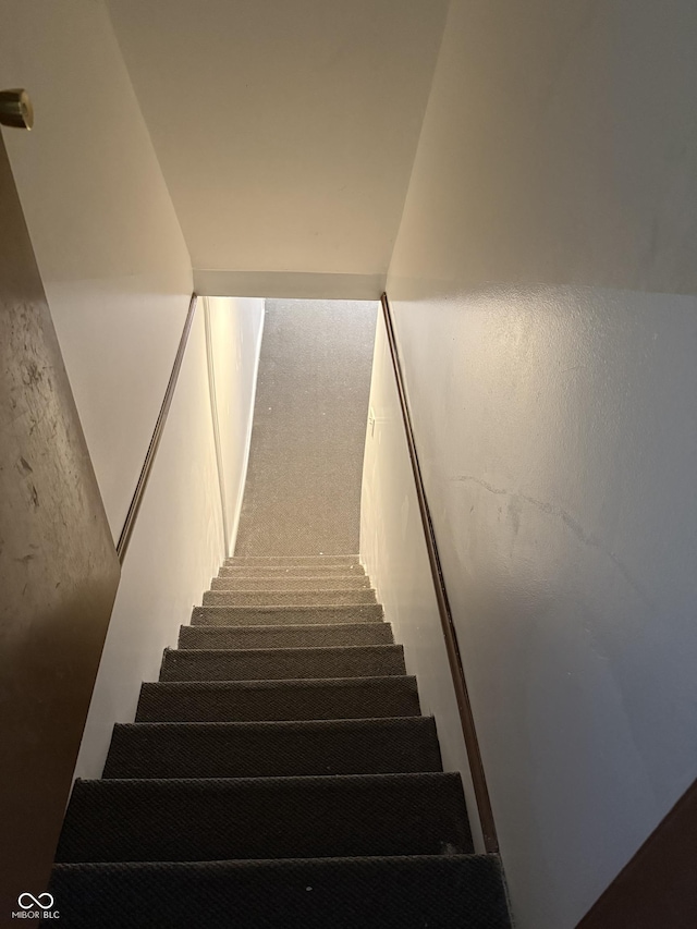 view of staircase