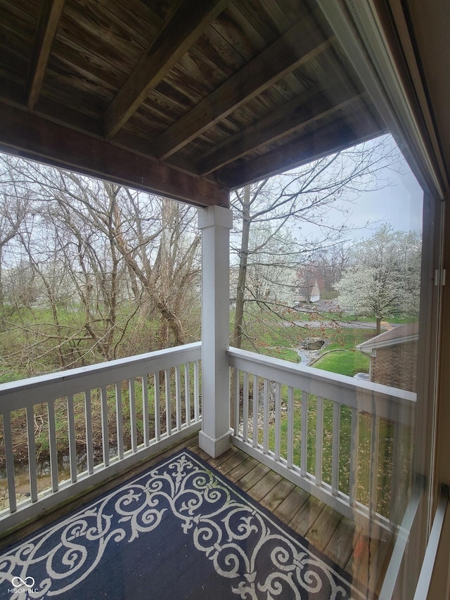 6525 Emerald Hill Ct Unit 208, Indianapolis, IN 46237 - view of wooden deck