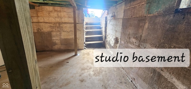 403 S Mill St, Veedersburg, IN 47987 - view of unfinished basement