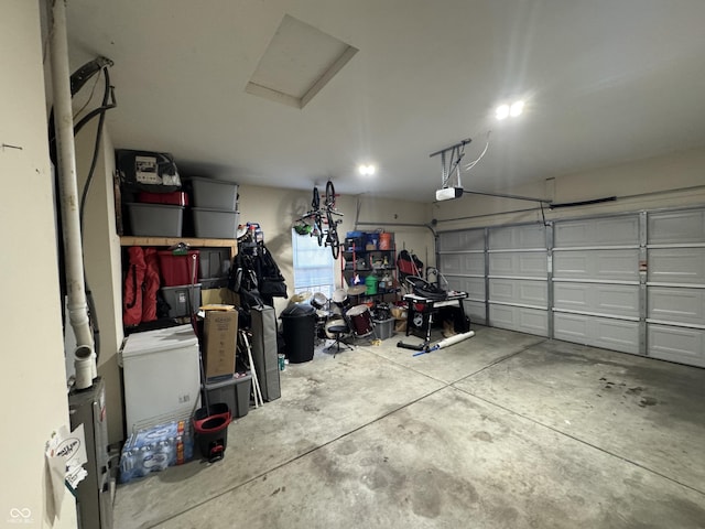 914 Baden Manor Dr, Indianapolis, IN 46217 - garage featuring a garage door opener