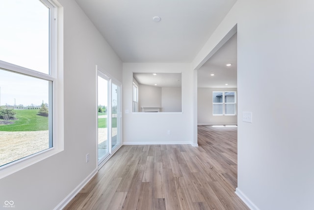 2741 Penn Ave, Plainfield, IN 46168 - spare room with light wood-type flooring and recessed lighting