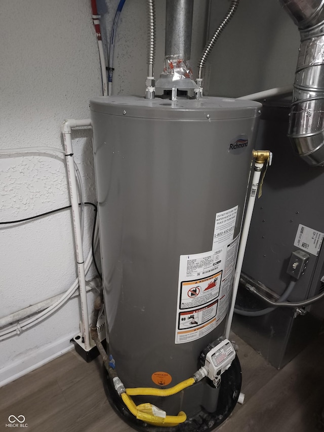 1931 Brentwood Dr, Anderson, IN 46011 - utilities with gas water heater
