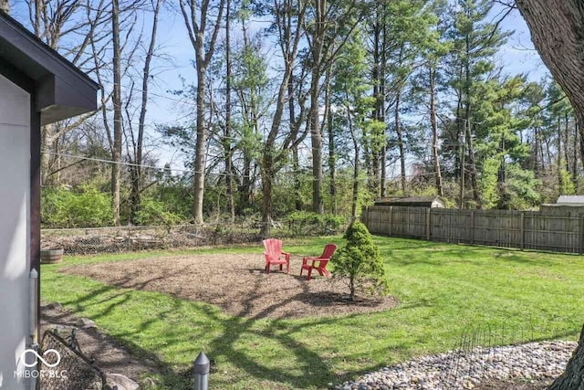 10129 Guilford Ave, Carmel, IN 46280 - view of yard with a fenced backyard