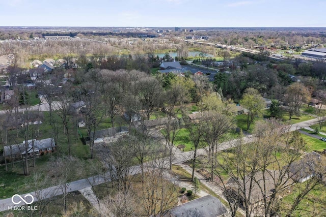10129 Guilford Ave, Carmel, IN 46280 - bird's eye view featuring a water view