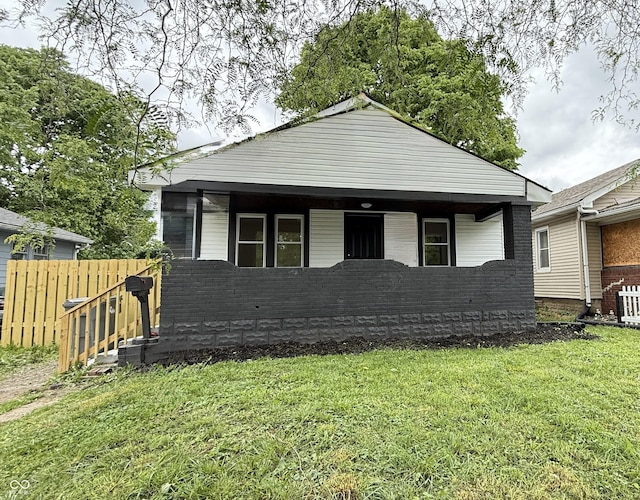 1032 Groff Ave, Indianapolis, IN 46222 - view of front of home featuring covered porch