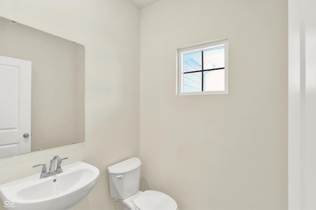 3727 Thomas Jefferson Ct, Westfield, IN 46074 - half bath with a sink and toilet