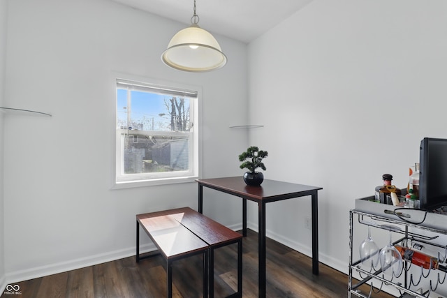 443 N Alton Ave, Indianapolis, IN 46222 - dining room featuring wood finished floors and baseboards
