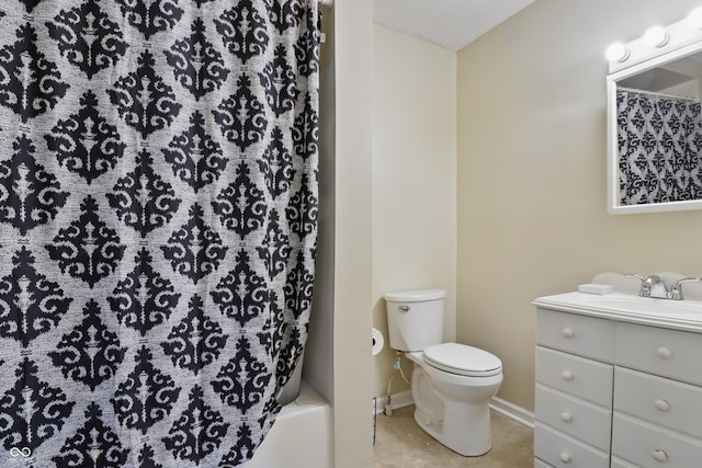 443 N Alton Ave, Indianapolis, IN 46222 - full bath with toilet, vanity, and tile patterned flooring