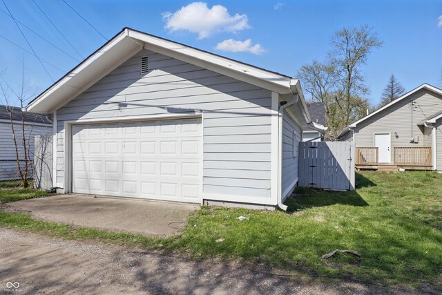 443 N Alton Ave, Indianapolis, IN 46222 - view of detached garage